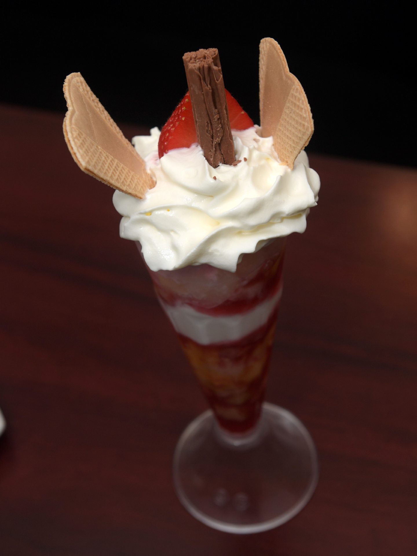 a knickerbocker glory at The Ashvale in Elgin