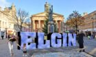 One of the suggestions was giant light-up letters spelling out Elgin.  Image: Design team/ Chris Donnan