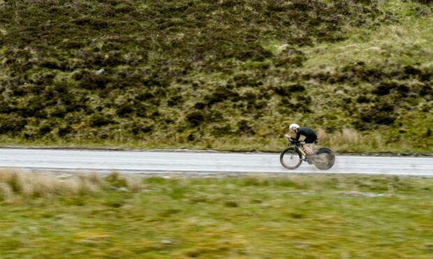 Matthew Page will attempt the record for the NC500. Picture shows; Matthew Page.