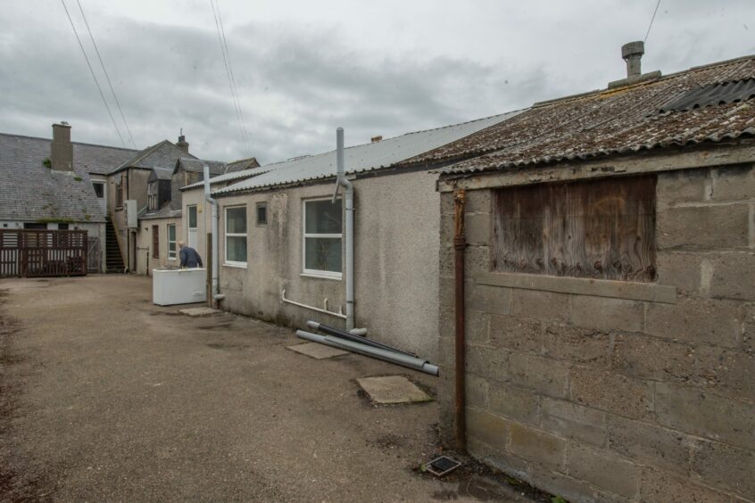 The building which will be given fresh life by Buckie Men's Shed.
