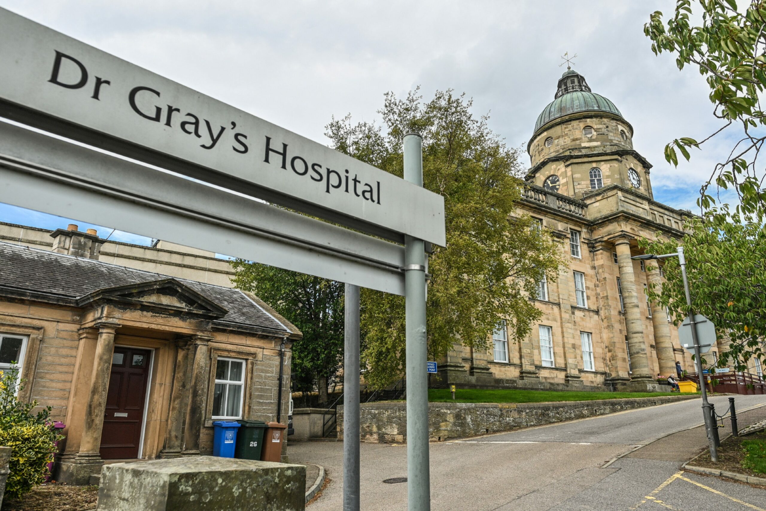 Dr Gray's hospital in Elgin. NHS Grampian bosses will discuss the health board's budget on Thursday. Image: Jason Hedges/DC Thomson.