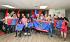 Some of the members who were at the latest Football Memories event at the Caledonian Stadium. Image: Jason Hedges/DC Thomson