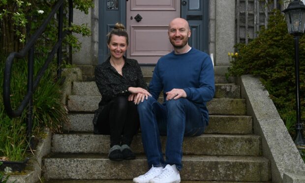 Megan and Olav Strand have over 5k followers on Instagram after sharing the renovation of their gorgeous granite home in Louisville Avenue. Image: Kenny Elrick/DC Thomson.