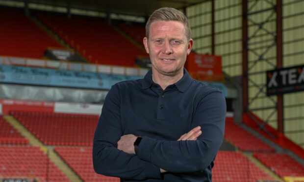 Aberdeen manager Barry Robson. Image: Kenny Elrick/DC Thomson