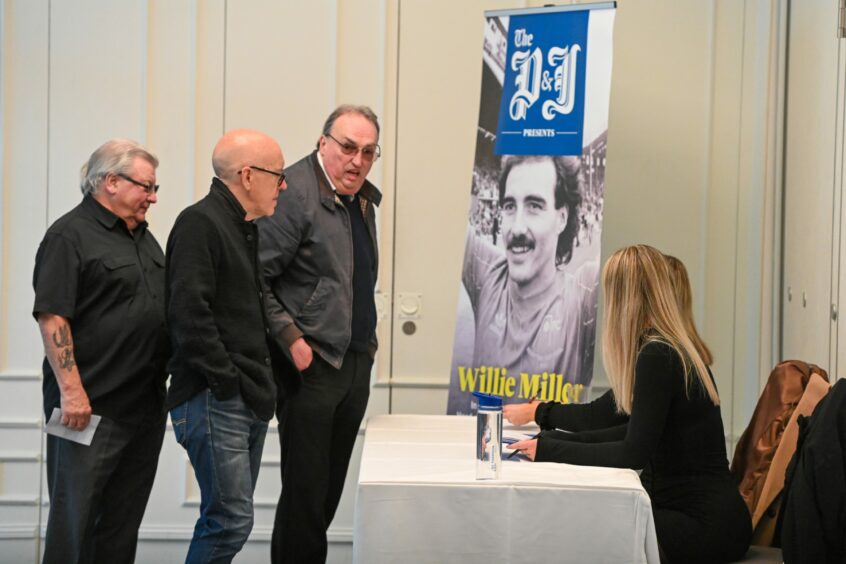 Subcribers arriving for the evening with Willie Miller/Q&A event at the Chester Hotel. All images: Kenny Elrick/DC Thomson