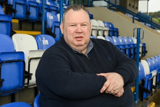 Cove Rangers chairman Keith Moorhouse. Image: Kenny Elrick/DC Thomson