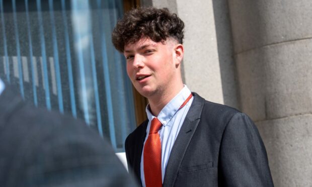 Brodie Paterson who drunkenly assaulted a police officer at Aboyne Highland Games.