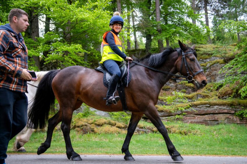 A rider enjoys a day of riding around Balmoral.