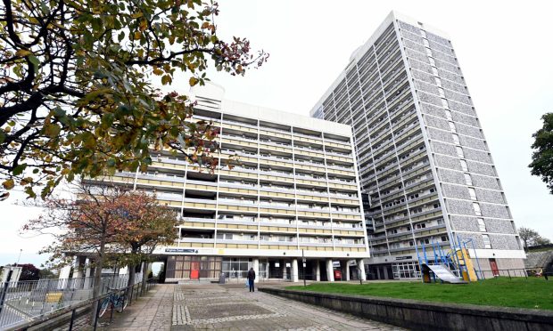 Virginia Court, one of the Aberdeen high rises under threat of demolition.