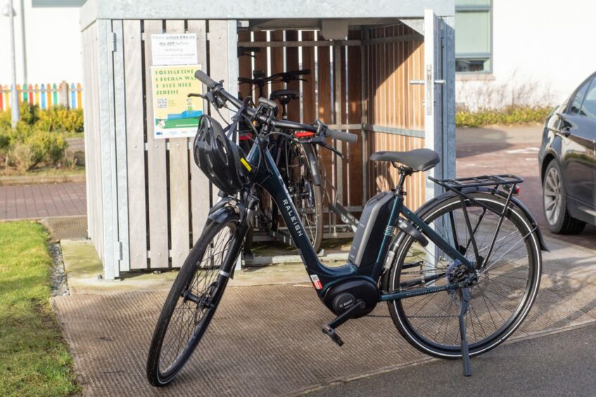 It is hoped the e-bike rental scheme can be rolled out across Aberdeenshire