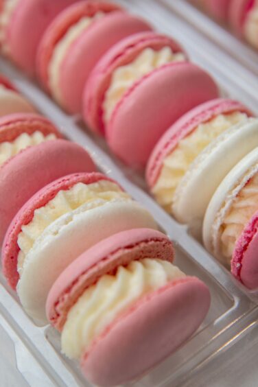 A selection of macarons from Sugar Blossom Cakes in the north-east of Scotland