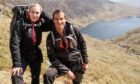 Kate Winslet and Bear Grylls on her episode of "Running Wild with Bear Grylls - Season 2."