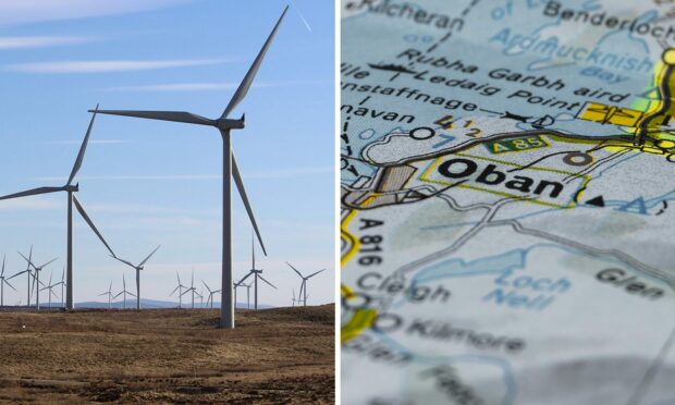 Corr Chnoc Wind Farm on the Dunach Estate near Oban would have 20 turbines.