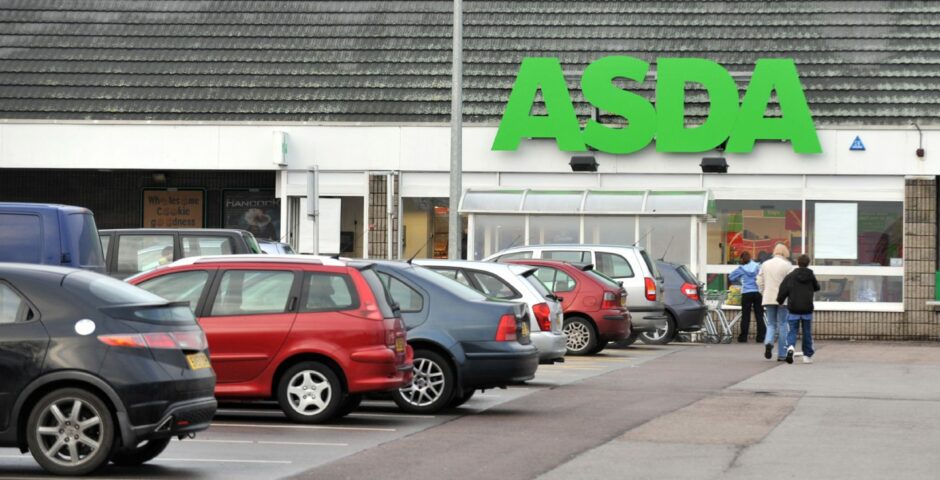 Exterior of the Asda superstore at Bridge of Don in Aberdeen, where Peter Stewart's first theft took place.