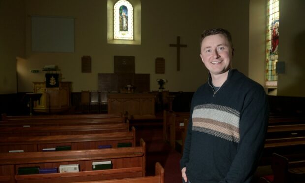 Rev Innes Macsween is in charge of a new 'planter' Free Church in the growing town of Tornagrain Image Sandy McCook/DC Thomson