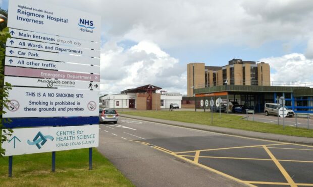 Raigmore Hospital in Inverness. Image: Sandy McCook/DC Thomson.