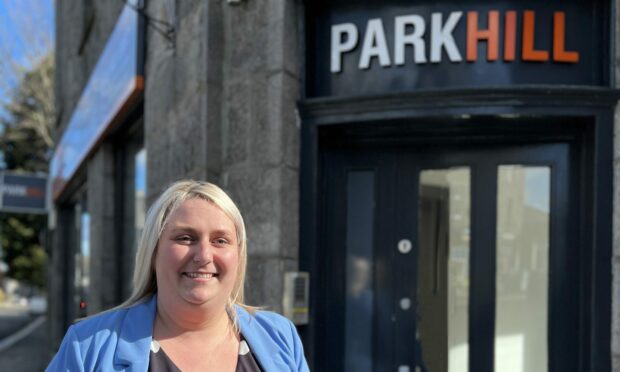 Chloe Baxter, leasing director for Parkhill Properties