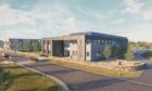 To go with story by John Ross. new centre will breing jobs to Inverness Picture shows; artist impression of rural and veterinary innovtion centre . Inverness. Supplied by SRUC Date; Unknown