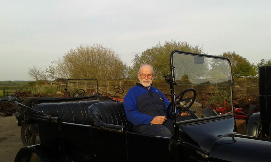 Rob Chapman of Aberlour in his Model T Ford.