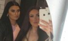 Rocha Lynch, left, and Caitlin Rattray admitted scamming men by sending them sexual images and pretending to be underage. Image: DC Thomson/Facebook