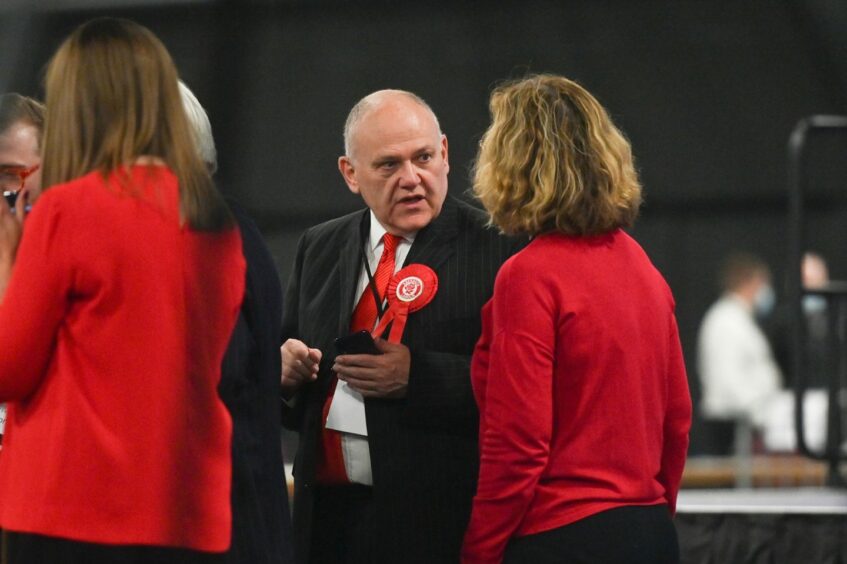 Aberdeen Labour group leader Barney Crockett accused SNP group leader Christian Allard of trying to "evade accountability" on his record as anti-poverty convener. Image: Scott Baxter/DC Thomson.