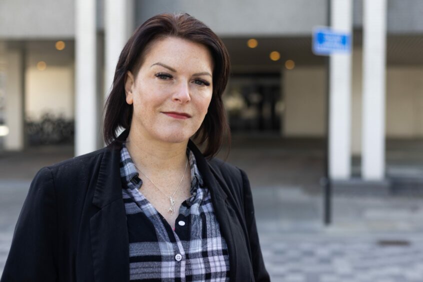 Grampian Community Law Centre Hannah Moneagle said the legal experts leading the case against Aberdeen City Council library and pool closures were "ready to go". Image: Scott Baxter/DC Thomson.