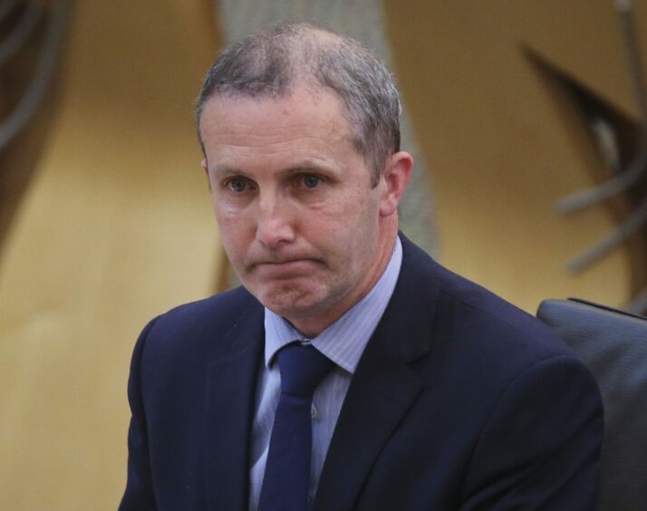 Health Secretary Michael Matheson has held talks with NHS Grampian chiefs as they contend with a huge budget shortfall. Image: PA.