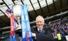 Kenny Cameron after Caley Thistle had won the Scottish Cup final against Falkirk in 2015. Image: SNS