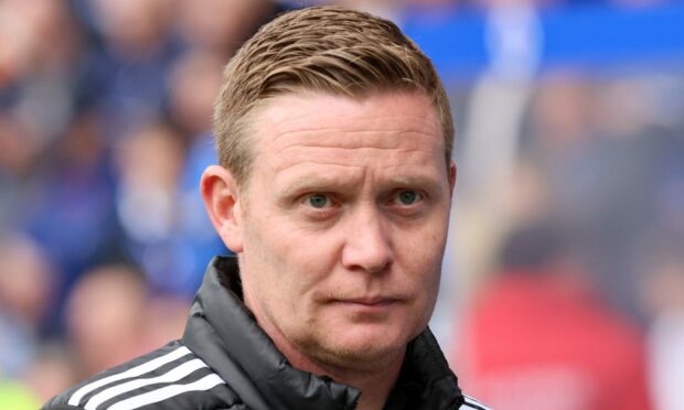 Aberdeen manager Barry Robson. Image: PA