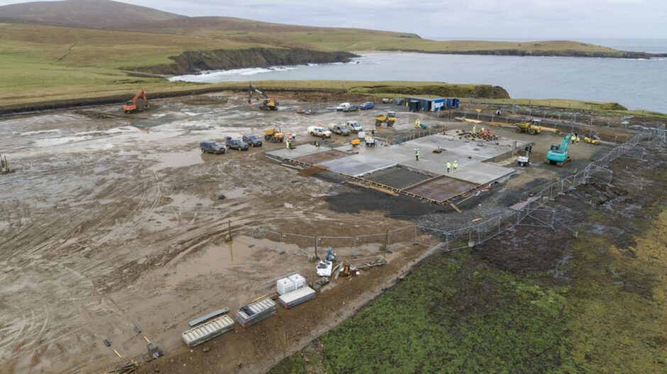 Shetland's spaceport takes shape on Unst