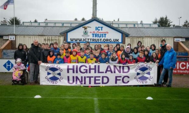 Highland United at the Caledonian Stadium, Inverness.
