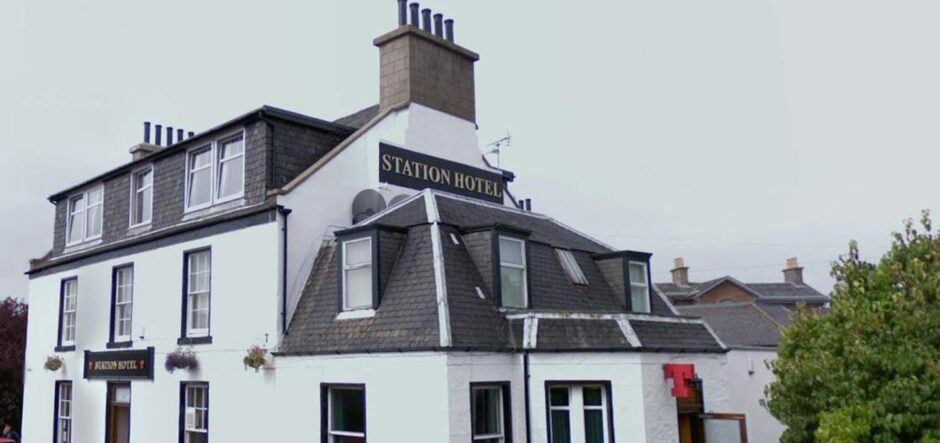 Exterior of the Station Hotel at Stonehaven.