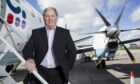 Stewart Adams during his time at the helm of Loganair.