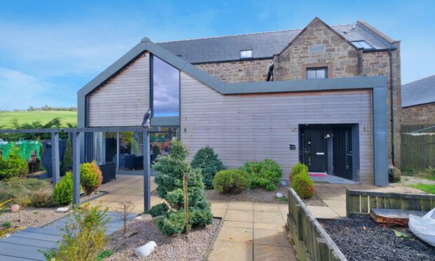 Stonehouse Mill near Stonehaven blends period character with modern style.