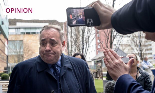 Former first minister and leader of the Alba Party, Alex Salmond (Image: Lesley Martin/PA)