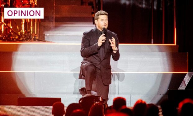 Michael Bublé got a great reception at P&J Live recently (Image: Wullie Marr/DC Thomson)