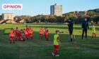 Kincorth Emirates Youth Football Club in action on the training field (Image: Scott Baxter/DC Thomson)