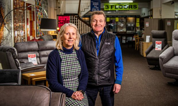 Bryan and Joanna Ewen, who are retiring and closing their business which has operated in Aberdeen for more than 100 years. Image: Wullie Marr / DC Thomson.