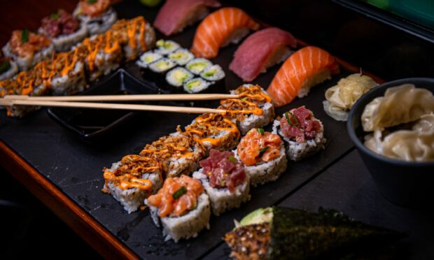 Get some of the freshest sushi at JW's Sushi in Aberdeen. 
Image: Wullie Marr/DC Thomson