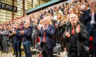Thousands turned out to Pittodrie for Aberdeen's Gothenburg Greats as they received the Freedom of the City. Image: Wullie Marr/ DC Thomson.