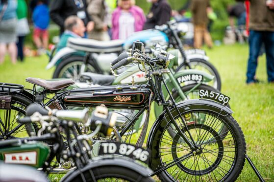 The Rotary Wheels Rally has plenty on offer for visitors - from bikes, cars and vans to martial arts displays, football demonstrations and the Affa Fine market. 
Image: Wullie Marr / DC Thomson