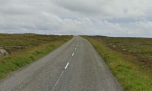 The tragedy happened on the A858 on the Isle of Lewis. Image: Google Streetview