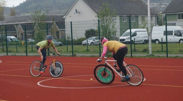 Bike Polo, one of the many unusual things to do in Inverness