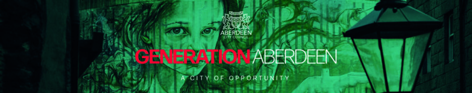 The championing of the street art mural on the already demolished 1970s indoor market did not breed confidence in the Aberdeen masterplan branding among councillors. Image: Aberdeen City Council/Morrison Media.