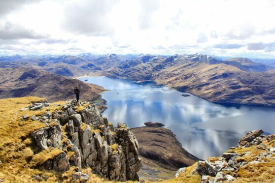 Loch Hourn and the mountains of Knoydart from Beinn Sgritheall. Image: Bill Cameron