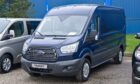 David Smith was driving a blue Ford Transit van when he was stopped by police. Image: Shutterstock.