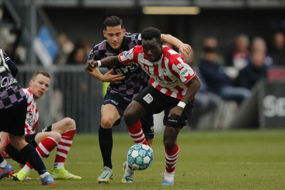 Jay Idzes, rear, battling for the ball. Image: Shutterstock.