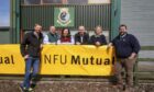 NFU Mutual representatives with Black Isle show organisers.