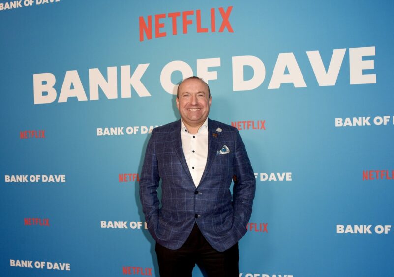 Dave Fishwich, the Netflix star who is offering the public a cash prize for proving the Loch Ness monster is real.