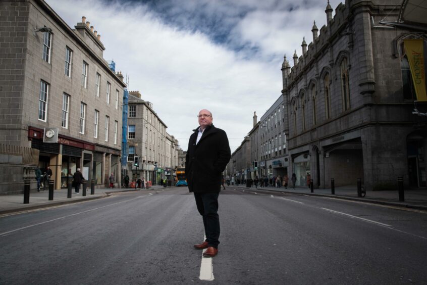 Bob Keiller revealed key themes drawn from hundreds of public suggestions on how Union Street can be turned around. Image: Aberdeen and Grampian Chamber of Commerce